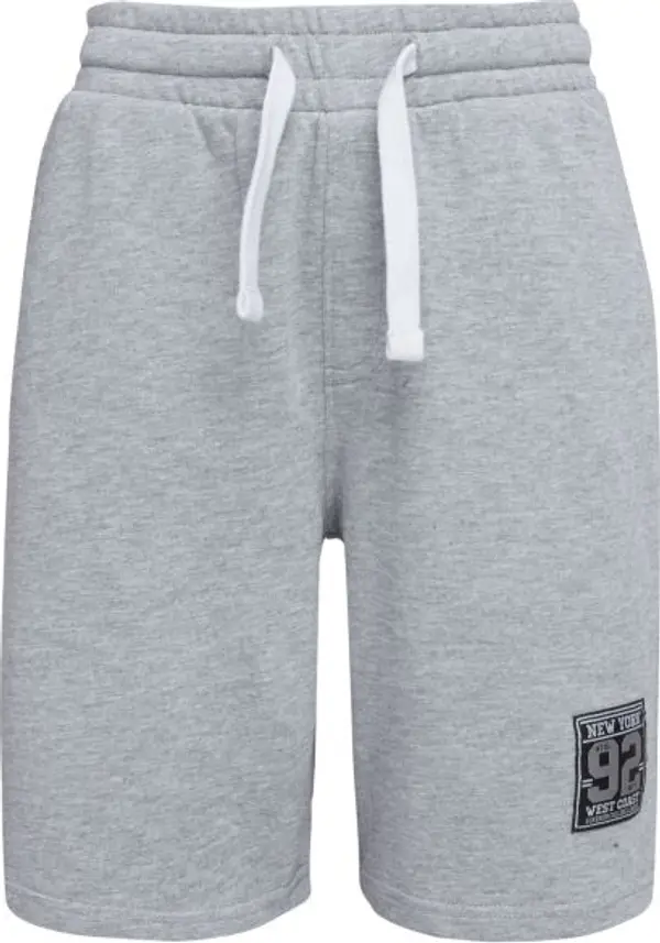 Lewro Lewro MERARI Трикотажни шорти за момчета, сиво, размер 152-158