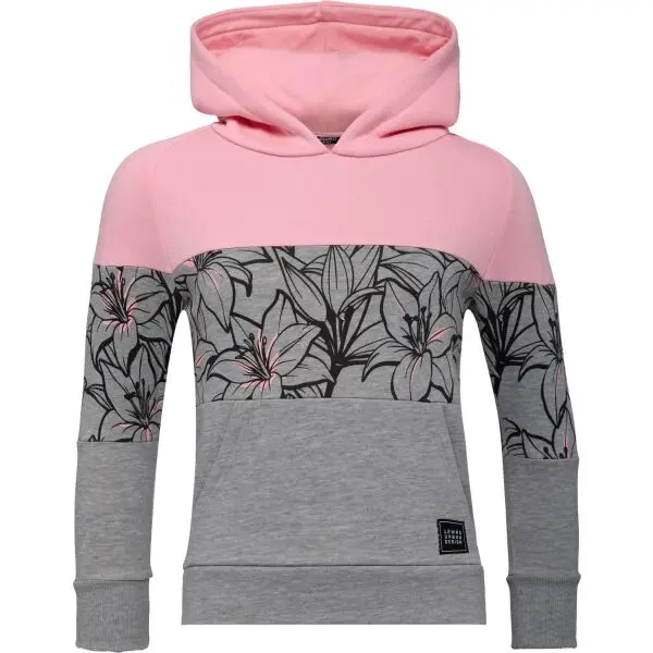 Lewro Lewro MINOA Момичешки суитшърт с обличане през главата, сиво, размер 140-146