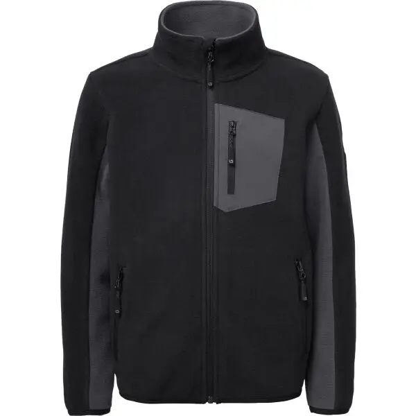 Lewro Lewro ONEY Детски поларен  суитшърт, черно, размер 116-122