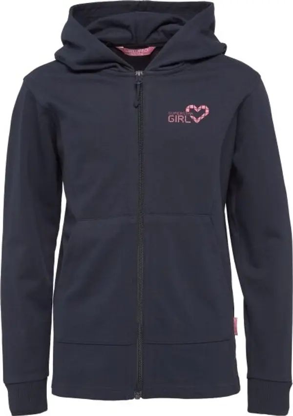 Lewro Lewro PADILLA Суитшърт за момичета с качулка, тъмносин, размер 116-122
