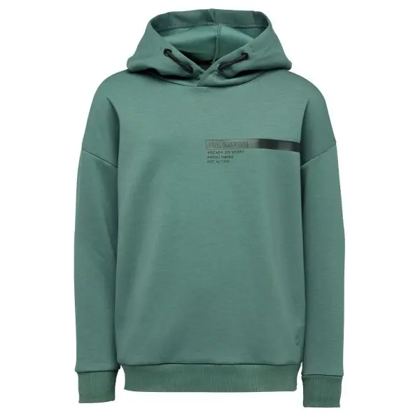 Lewro Lewro PADRIN Момчешки суитшърт за обличане през глава, зелено, размер 152-158