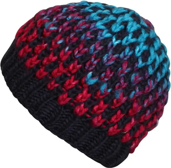 Lewro Lewro PAM Плетена шапка за момичета, тъмносин, размер 12-15Y
