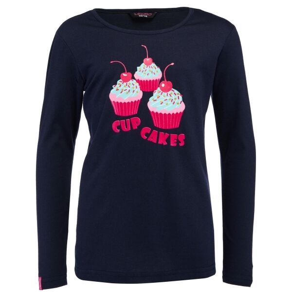 Lewro Lewro POPPY Тениска за момичета, тъмносин, размер