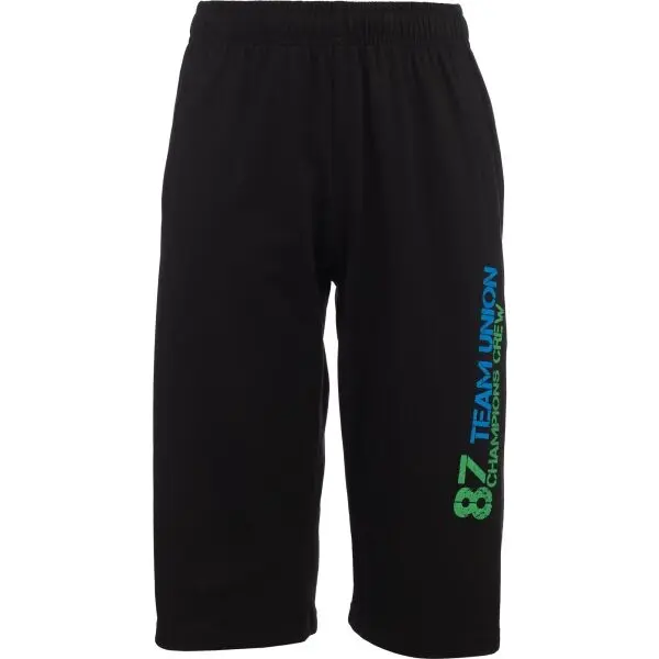 Lewro Lewro QUINTUS Момчешки панталони с дължина 3/4, черно, размер 116-122