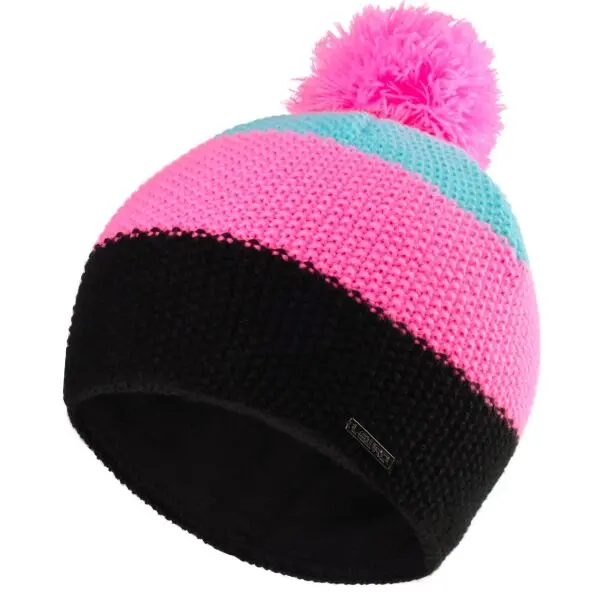 Lewro Lewro REXANA Плетена шапка за момичета, розово, размер 8-11Y
