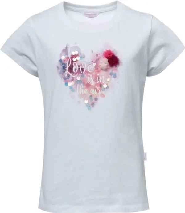 Lewro Lewro RUMI Тениска за момичета, бяло, размер 140-146