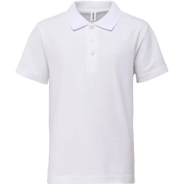 Lewro Lewro SCHOOL Момчешка поло тениска, бяло, размер 116-122