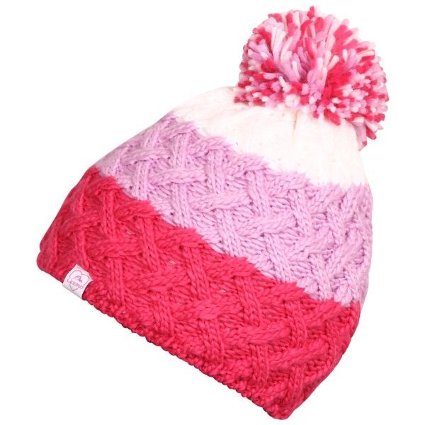Lewro Lewro TARAH Плетена шапка за момичета, розово, размер