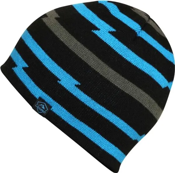 Lewro Lewro THEDY Плетена шапка за момчета, черно, размер 4-7Y