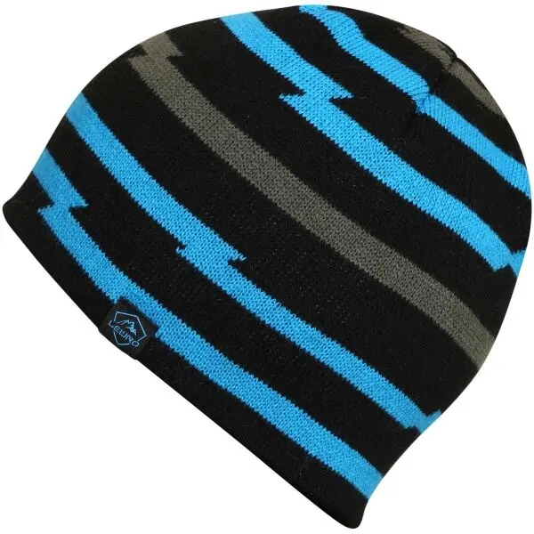 Lewro Lewro THEDY Плетена шапка за момчета, черно, размер 8-11Y