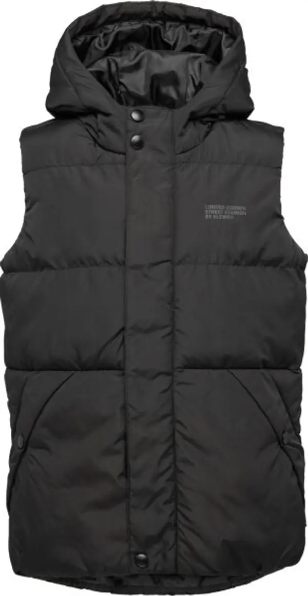 Lewro Lewro THORLEY Капитонирано елече за деца, черно, размер 164-170