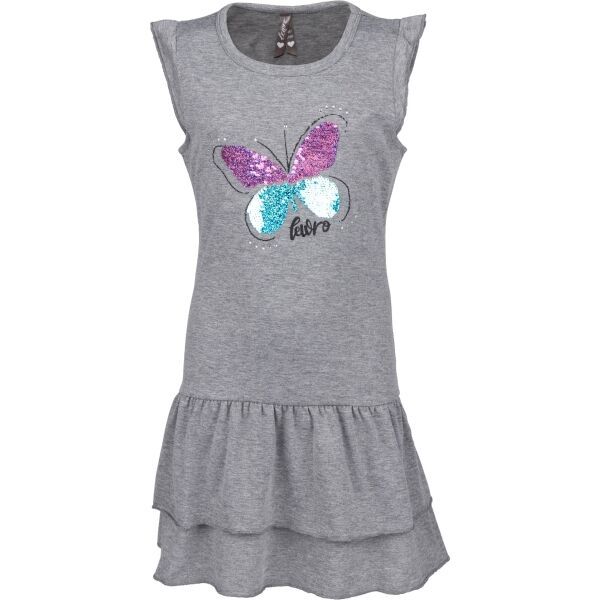 Lewro Lewro TOTTA Момичешка рокля, сиво, размер