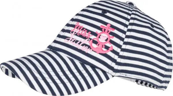 Lewro Lewro TRENA STRIPES Шапка с козирка за момичета, тъмносин, размер 8-11Y