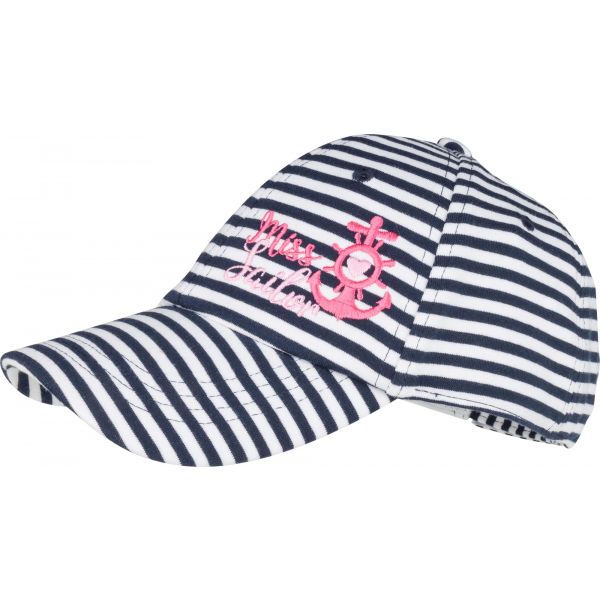 Lewro Lewro TRENA STRIPES Шапка с козирка за момичета, тъмносин, размер