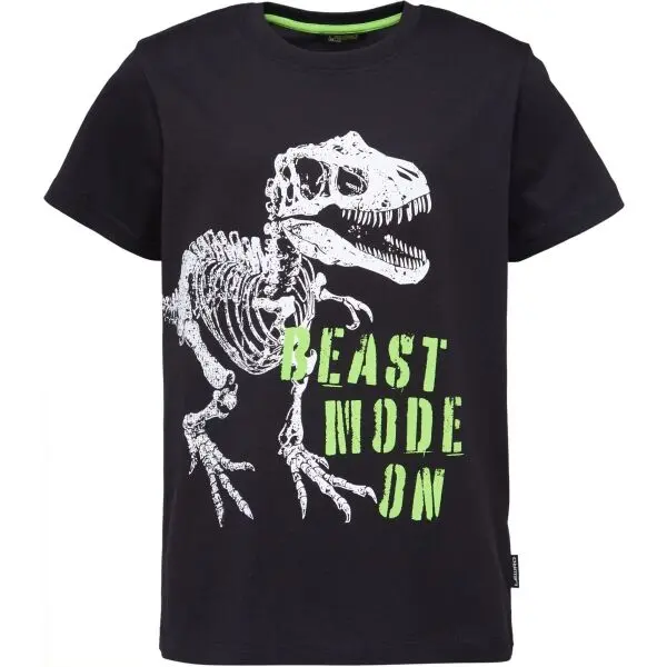 Lewro Lewro TYRELL Момчешка тениска, черно, размер 140-146