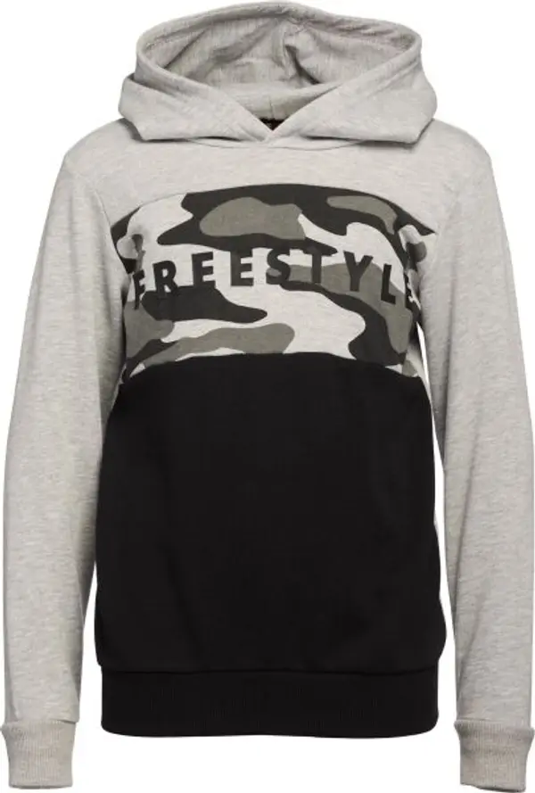 Lewro Lewro VADO Момчешки суитшърт с обличане през главата, черно, размер 140-146