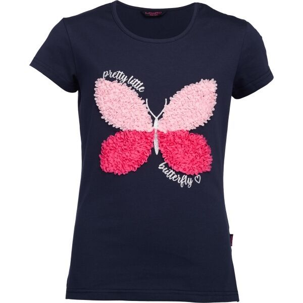 Lewro Lewro VESLIN Тениска за момичета, тъмносин, размер