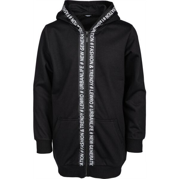 Lewro Lewro VONA Момичешки суитшърт, черно, размер