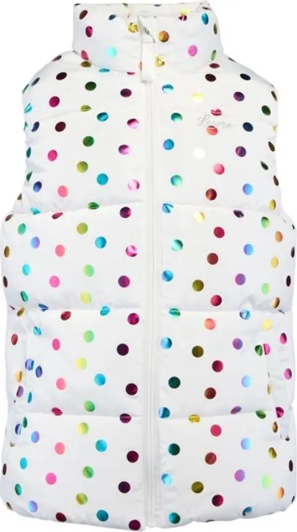 Lewro Lewro WALDA Капитонирано елече за деца, бяло, размер 116-122