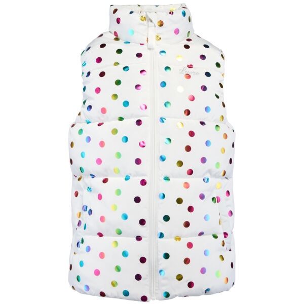 Lewro Lewro WALDA Капитонирано елече за деца, бяло, размер