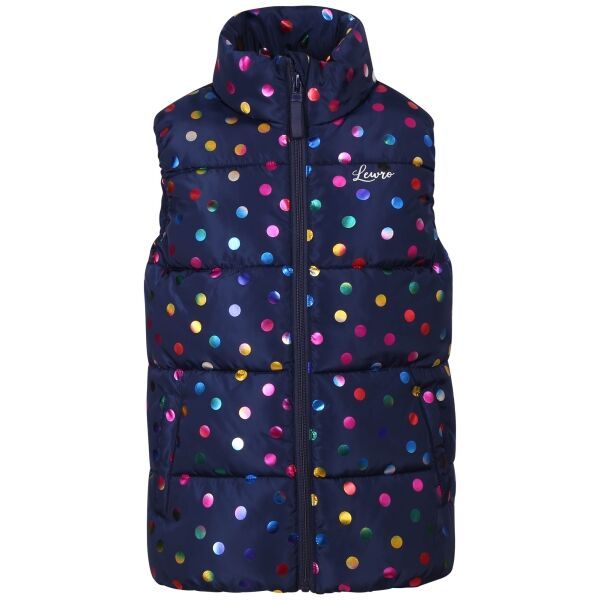 Lewro Lewro WALDA Капитонирано елече за деца, тъмносин, размер