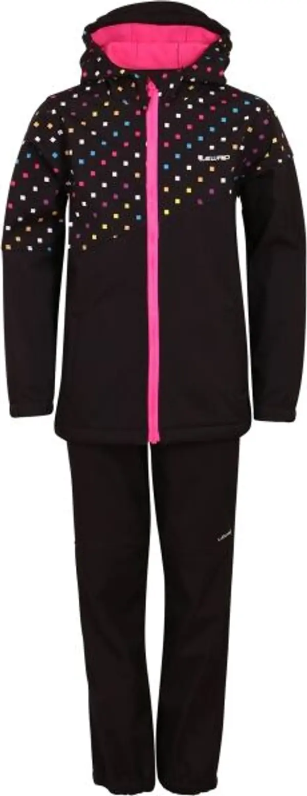 Lewro Lewro WISDOM Детски софтшел комплект, черно, размер 152-158