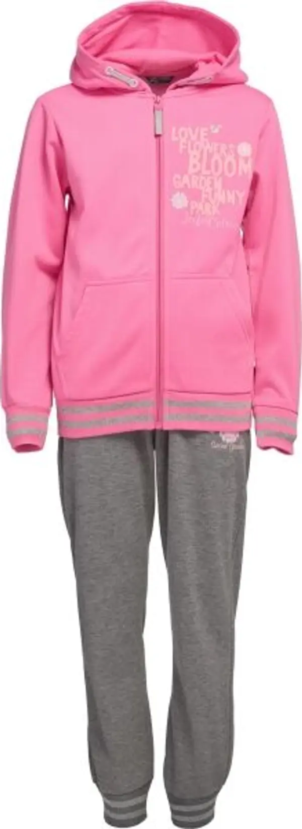 Lewro Lewro YAMI Спортен комплект за момичета, сиво, размер 140-146