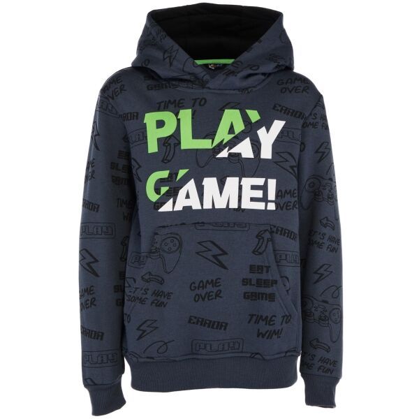 Lewro Lewro ZAREL Момчешки суитшърт с обличане през главата, тъмносин, размер