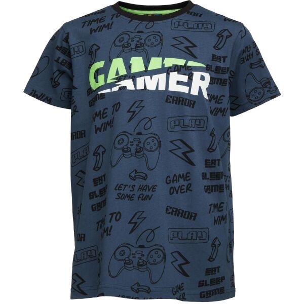 Lewro Lewro ZENO Момчешка тениска, тъмносин, размер