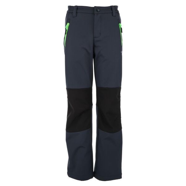 Lewro Lewro ZIKAI Детски панталони с материя от софтшел, тъмносиво, размер