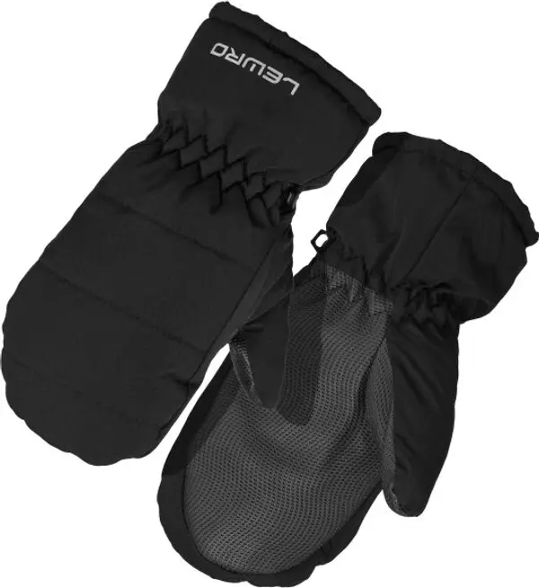 Lewro Lewro ZOJDIE Детски зимни ръкавици, черно, размер 4-5Y