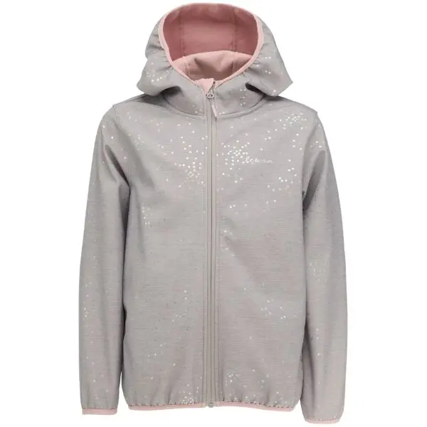 Lewro Lewro ZULI Софтшелово яке за момичета, сиво, размер 116-122