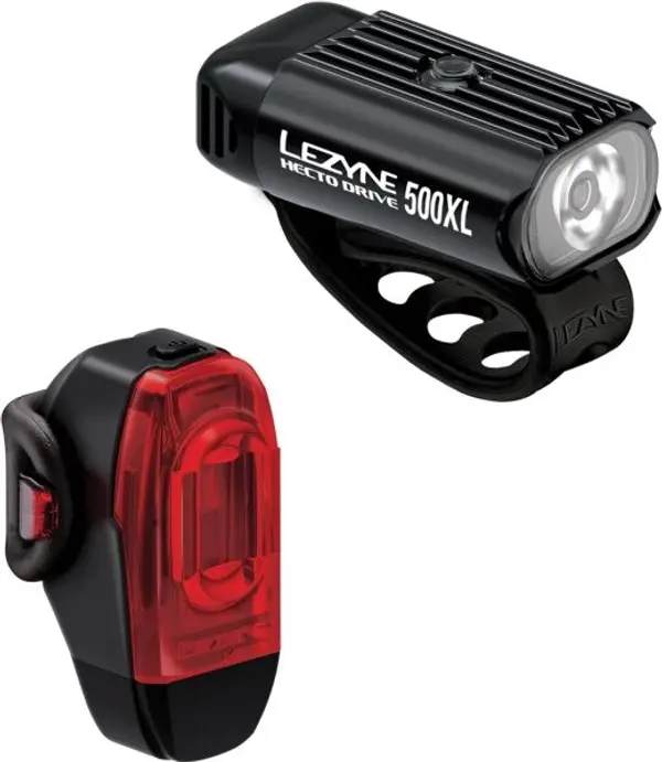 Lezyne Lezyne HECTO DRIVE 500XL /  KTV DRIVE+ PAIR Комплект фарове за колело, черно, размер