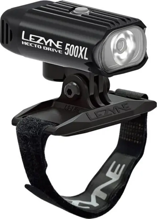 Lezyne Lezyne HELMET HECTO DRIVE 500XL Преден фар за каска, черно, размер