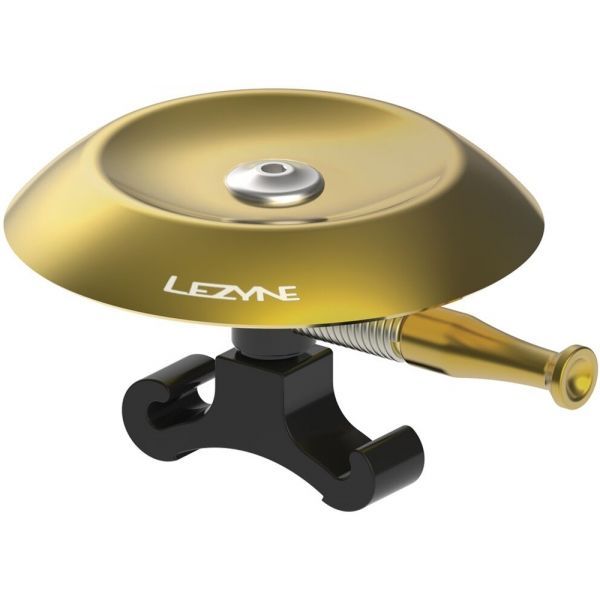 Lezyne Lezyne CLASSIC SHALLOW BRASS BELL Звънец за колело, златно, размер os