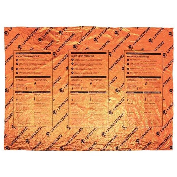 LIFESYSTEMS LIFESYSTEMS HEATSHIELD BLANKET - SINGLE Защитно фолио, оранжево, размер