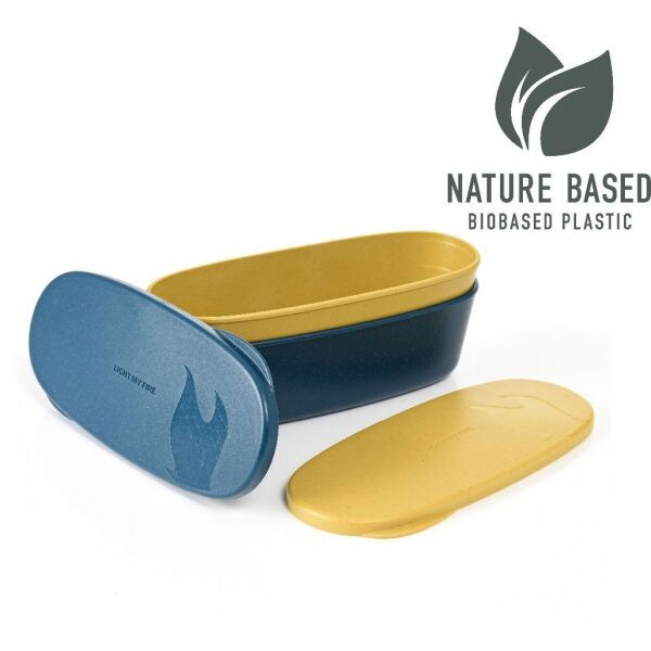 Light my fire Light my fire SNAPBOX OVAL BIO 2-PACK Кутия за храна, жълто, размер os