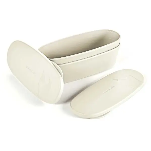 Light my fire Light my fire SNAPBOX OVAL 2-PACK Кутия за път, бежово, размер