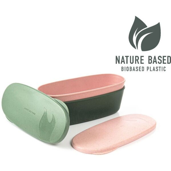 Light my fire Light my fire SNAPBOX OVAL BIO 2-PACK Кутия за храна, тъмнозелено, размер