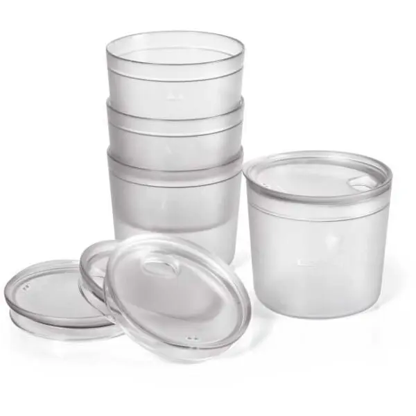 Light my fire Light my fire TUMBLER WITH SNAP LID SHORT 4-PACK Комплект чаши, прозрачно, размер