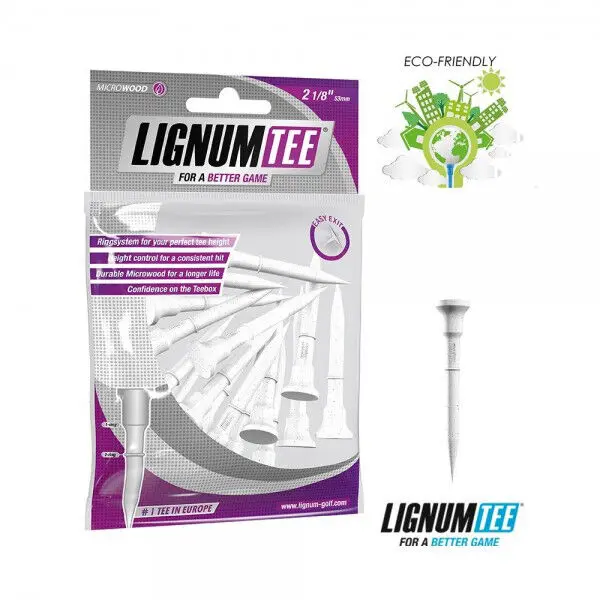 LIGNUM LIGNUM TEES 53MM Голф тий, бяло, размер