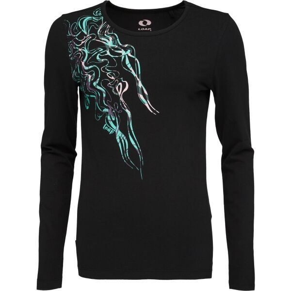 LOAP LOAP ABMORA Дамска тениска, черно, размер