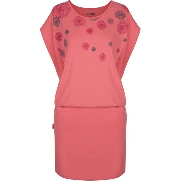 Loap Loap ADILA Дамска рокля, цвят сьомга, размер