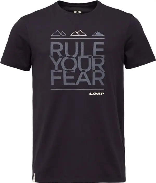 LOAP LOAP ALHAN Мъжка тениска, черно, размер