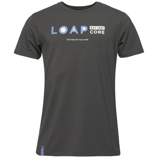 LOAP LOAP ALHON Мъжка тениска, тъмносиво, размер