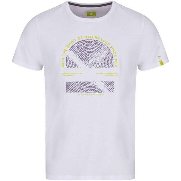 Loap Loap ALMAR Мъжка тениска, бяло, размер