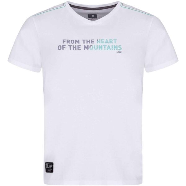 Loap Loap ALPRON Мъжка тениска, бяло, размер