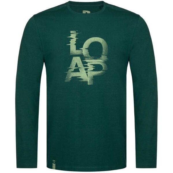 Loap Loap ALTRON Мъжка тениска с дълъг ръкав, тъмнозелено, размер