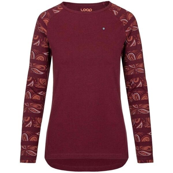 Loap Loap AMAZONA Дамска тениска, винен, размер