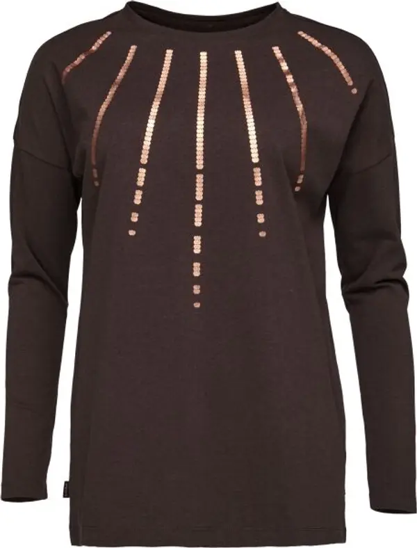 LOAP LOAP AMIRA Дамска тениска, кафяво, размер